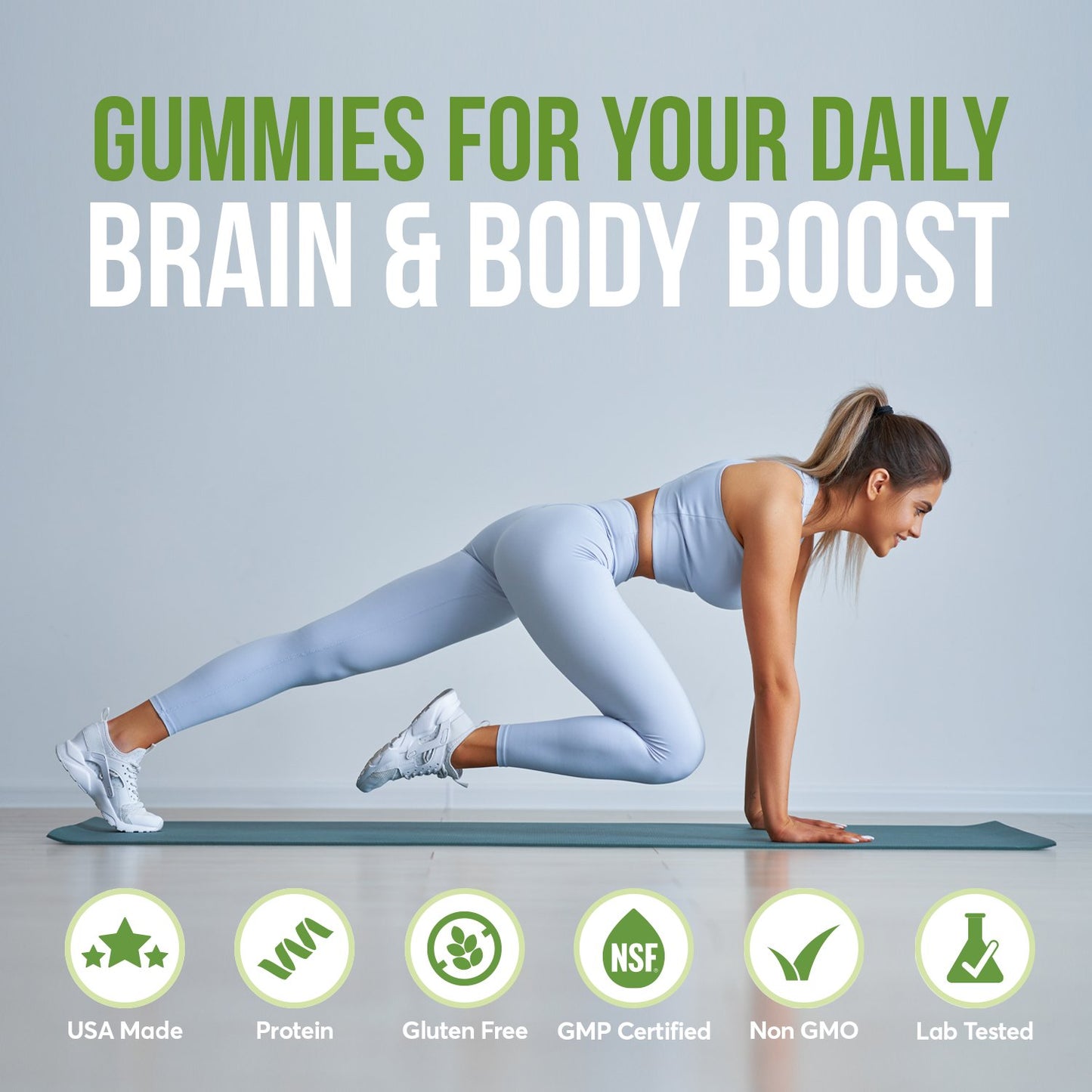 FIOR Creatine Gummies - Green Apple Flavor - FIOR