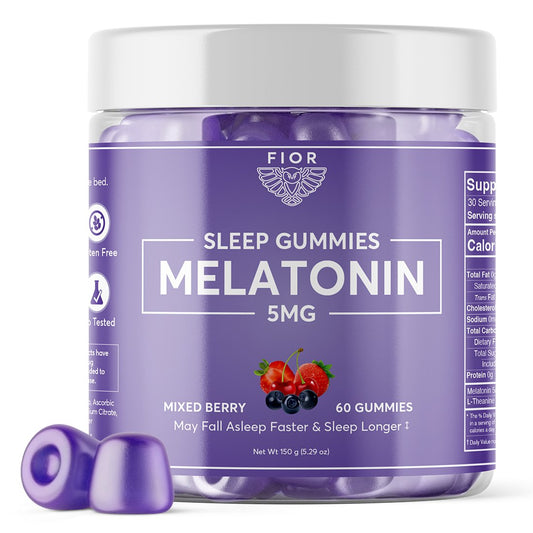 FIOR Melatonin Gummies 60 count - FIOR