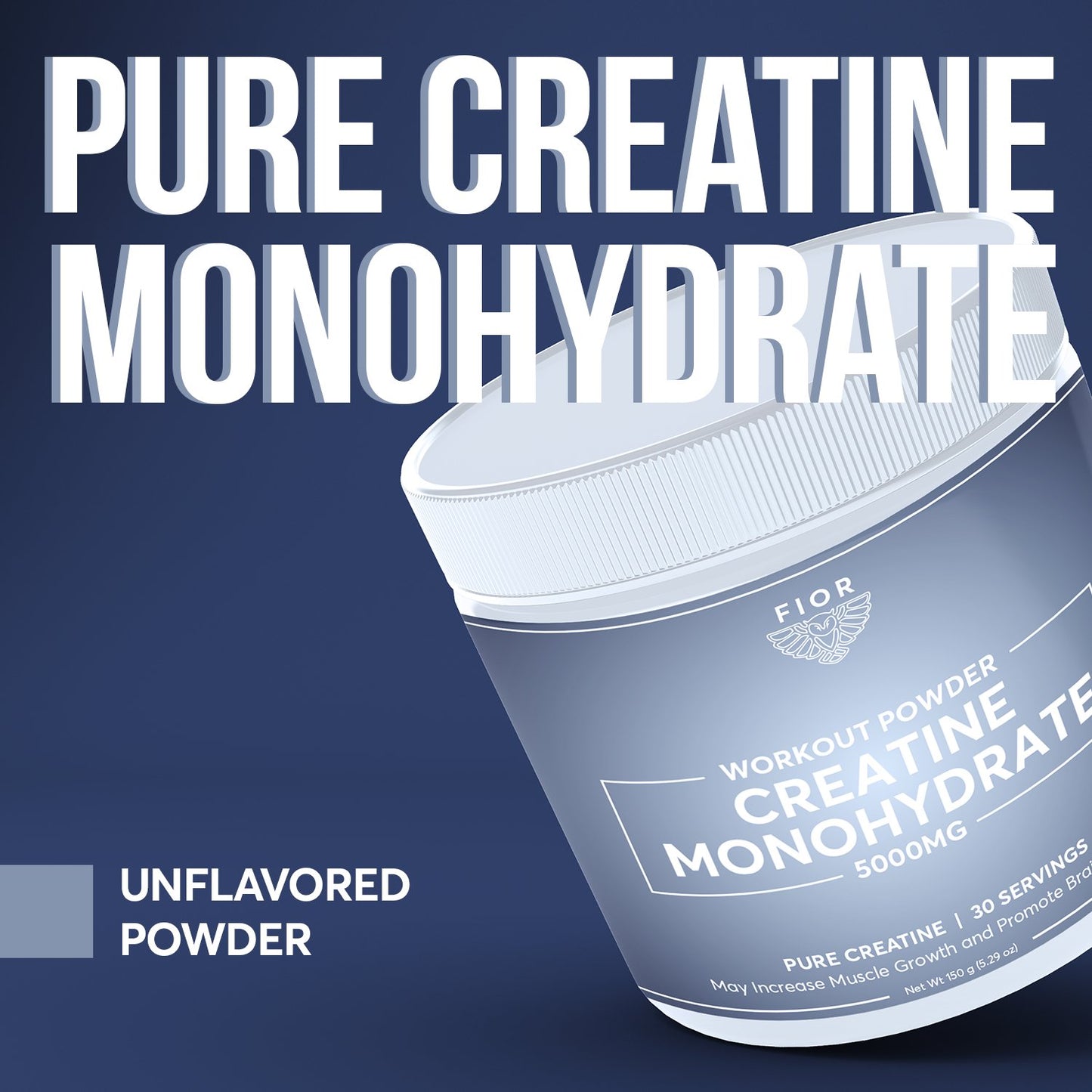FIOR Micronize Creatine Monohydrate Powder - FIOR