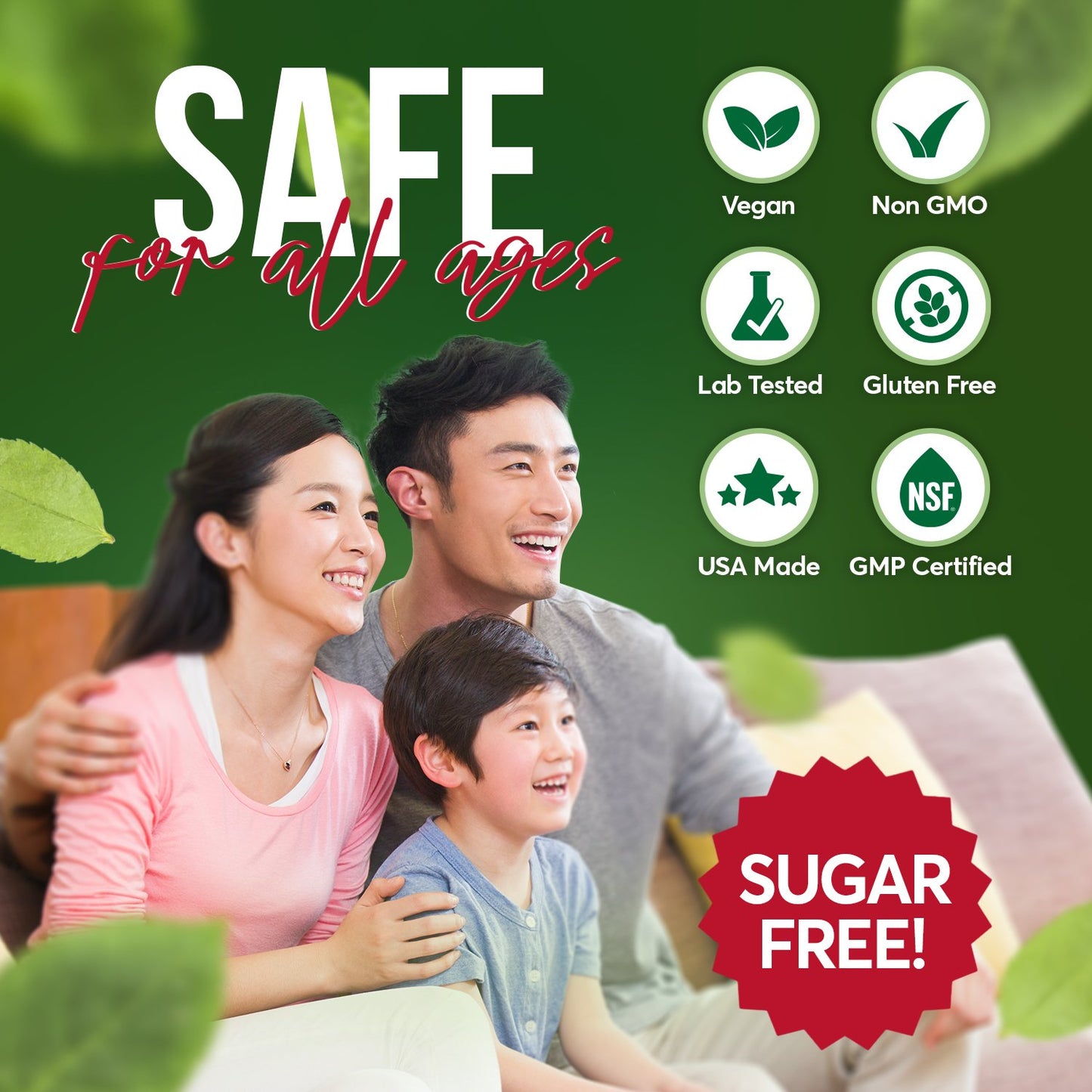 FIOR Sugar Free 10 Mushroom Blend Gummies 60 count - FIOR