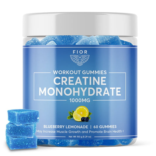 FIOR Creatine Gummies - Blueberry Lemonade Flavor - FIOR