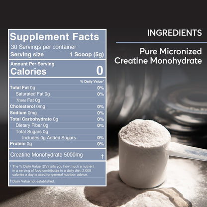 FIOR Micronize Creatine Monohydrate Powder - FIOR