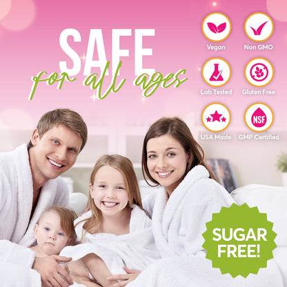 FIOR Sugar Free Biotin and Collagen Gummy 60 count - FIOR